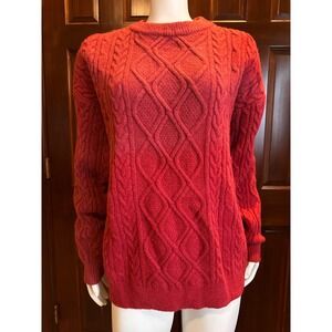 Aelfric Eden Raspberry Cable Knit Sweater